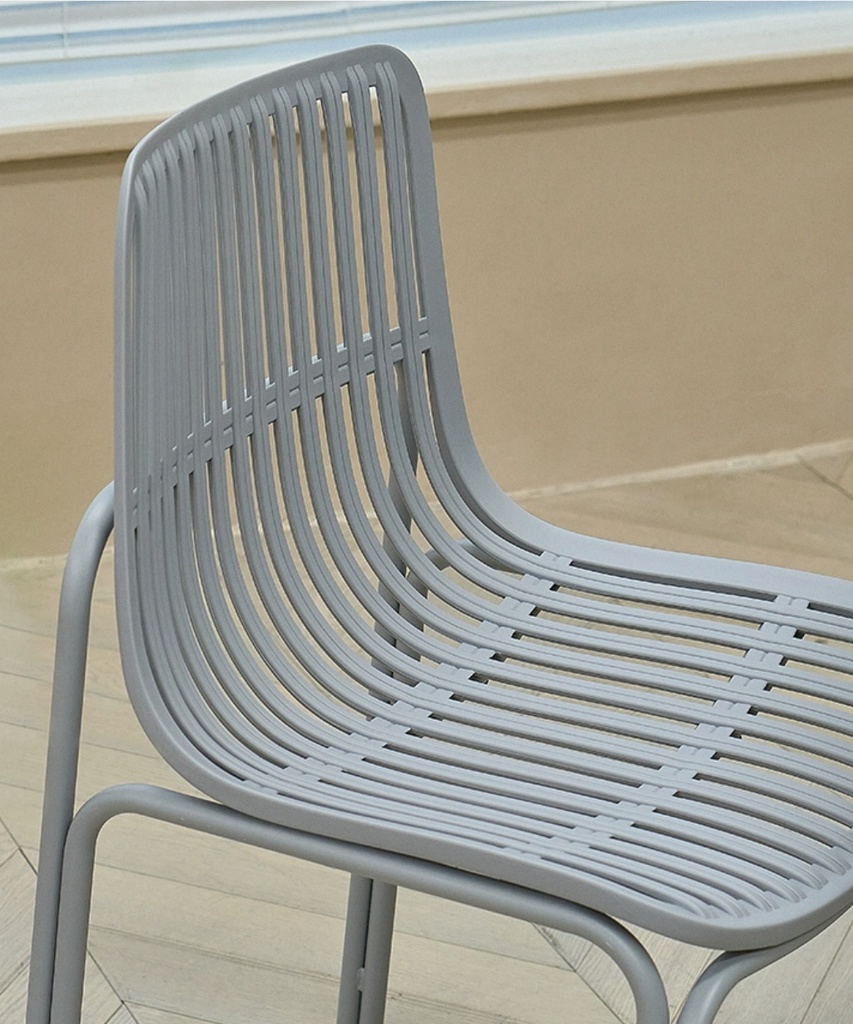 戶外家具 欄柵式靠背 休閑單椅QY-SY-C18