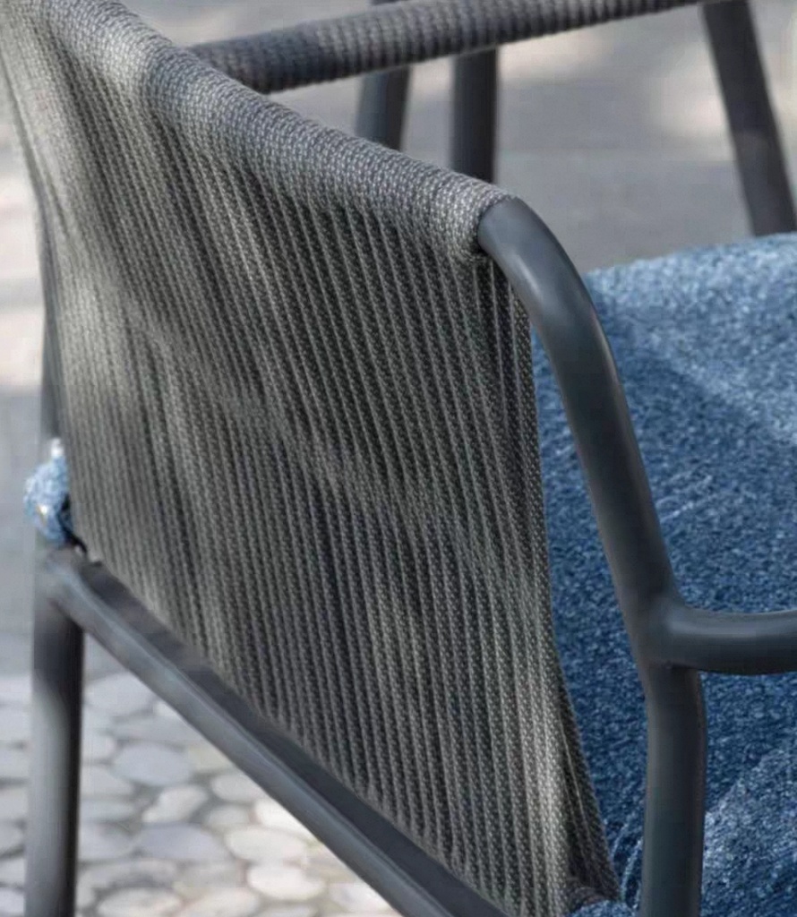 戶外桌椅 鋁材 繩編休閑單椅FBL-SY-C24