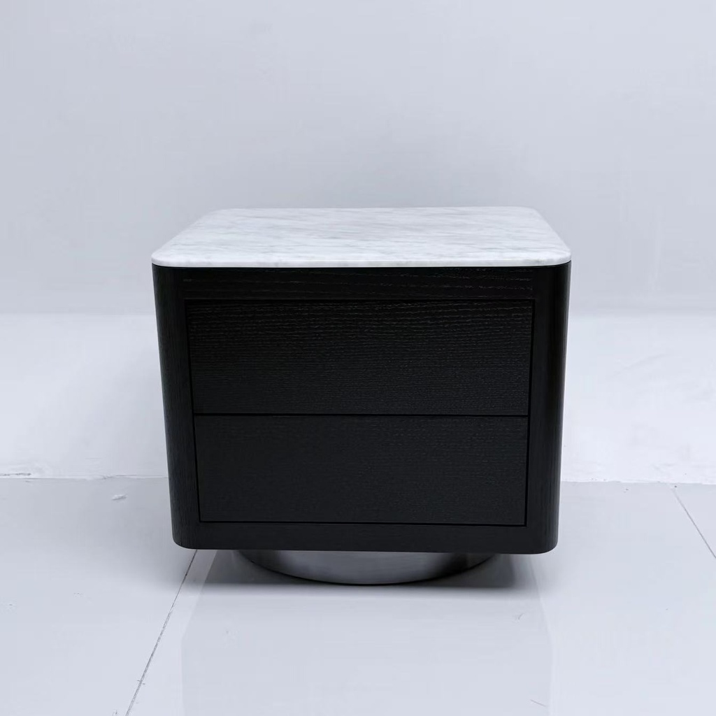 現代簡約 實木 床頭櫃ST143#岩板