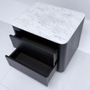 現代簡約 實木 床頭櫃ST143#岩板