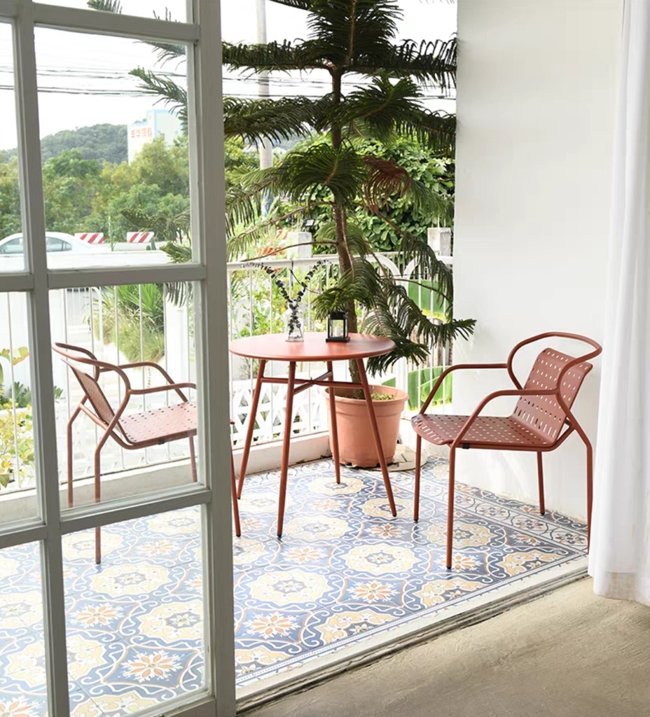 戶外家具 鋼架 四脚圓桌FBL-SY-T15