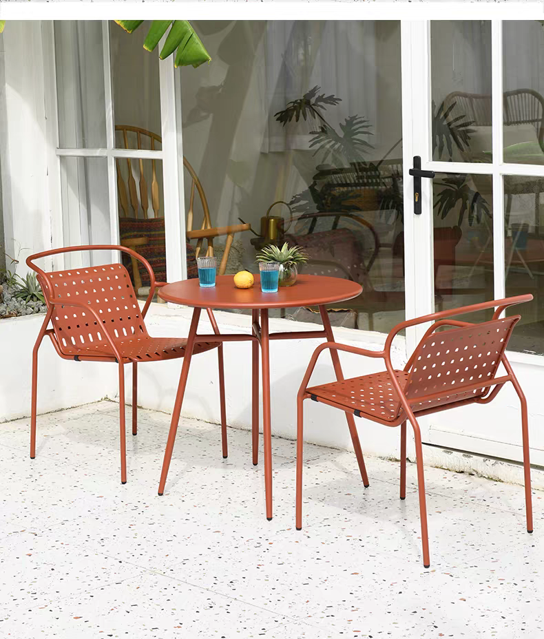 戶外家具 鋼架 四脚圓桌FBL-SY-T15