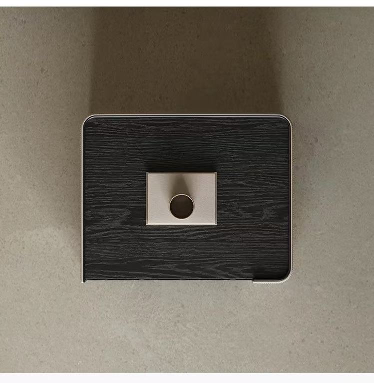 現代簡約 實木馬鞍皮 床頭櫃ST124#鐵