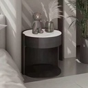 現代簡約 岩板面 實木床頭櫃ST-ST036#