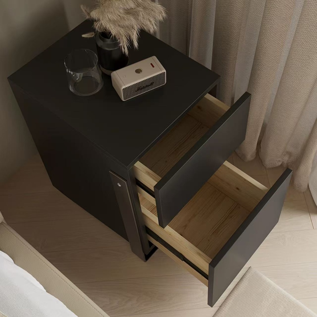 現代簡約 設計感 不鏽鋼雙層 床頭櫃ST-8146#