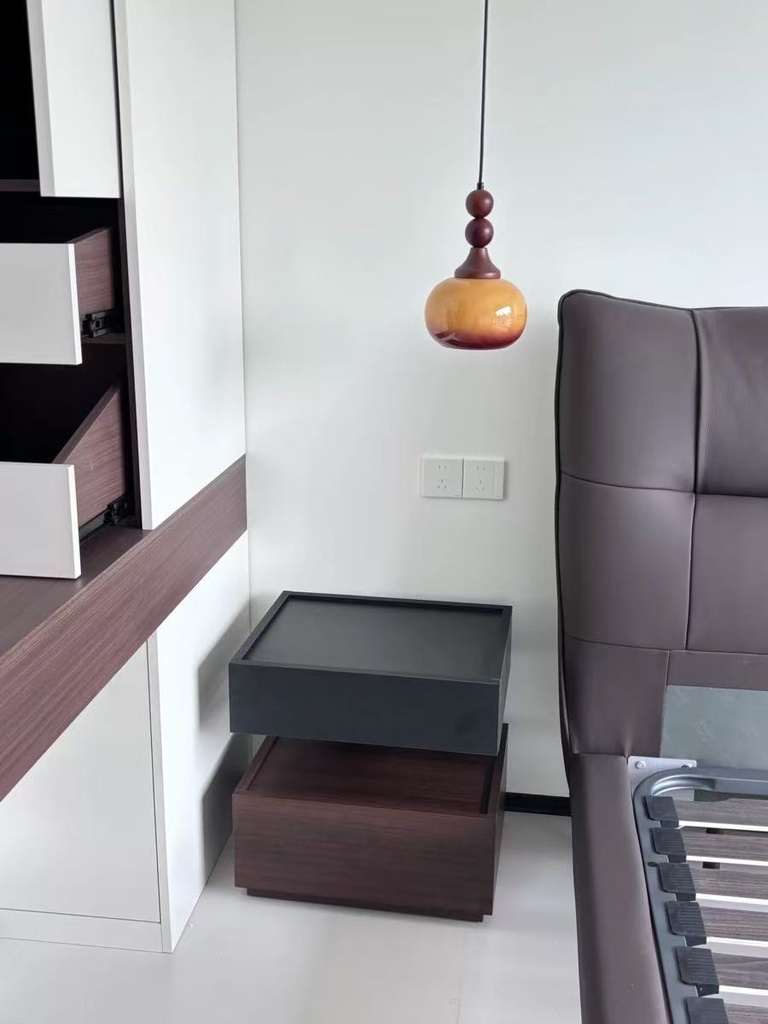 現代簡約 雙層實木床頭櫃 ST-ST297