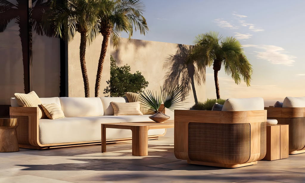 戶外家具 柚木 三人位沙發JL-SDN804