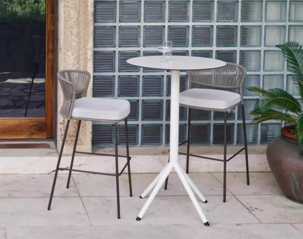 戶外桌椅 異形靠背 高脚吧凳FBL-SY-Z03