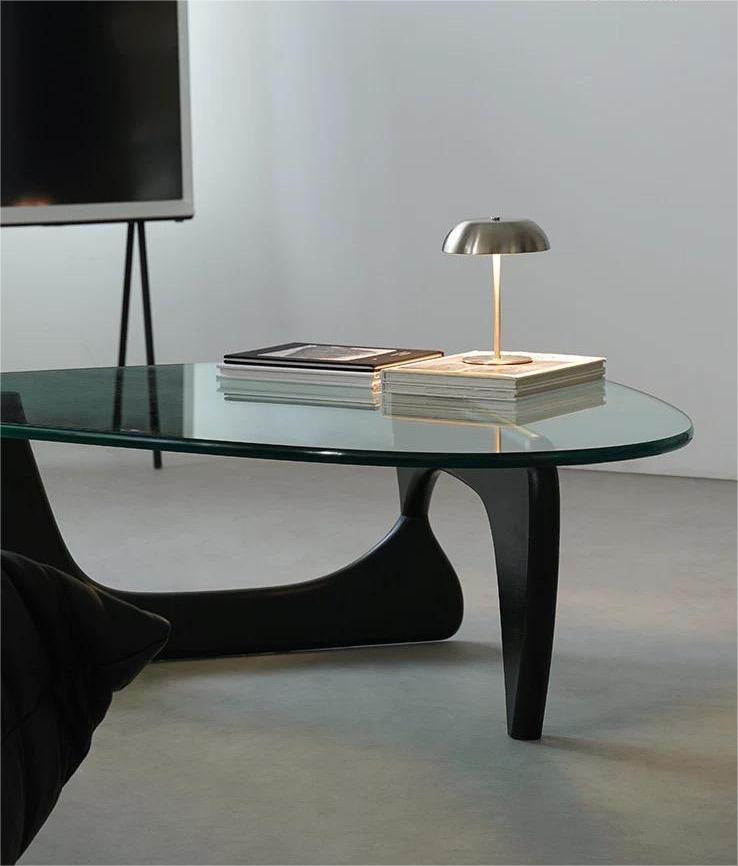 名品設計 白蠟木脚 玻璃茶几JD-CG0749