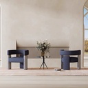 現代輕奢風 絨布休閒椅YFN-K002