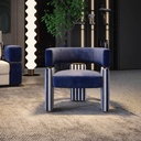 現代輕奢 絨布休閒椅YFN-K002