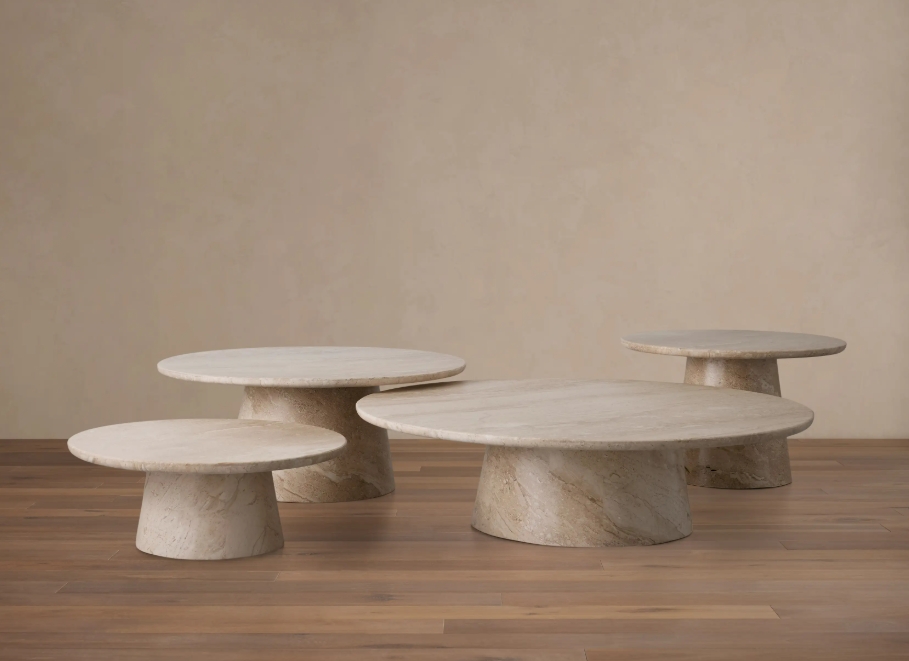 海明斯 大理石咖啡桌