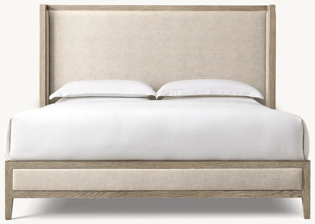 歐美式風格 當代織布庇護床架GT-Bed