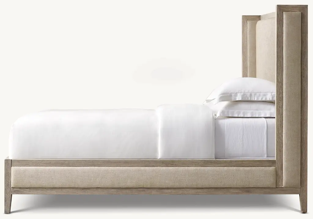 歐美式風格 當代織布庇護床架GT-Bed