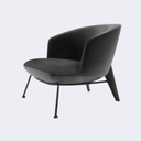 義式極簡  設計師款 布藝休閑單椅YFN-K048