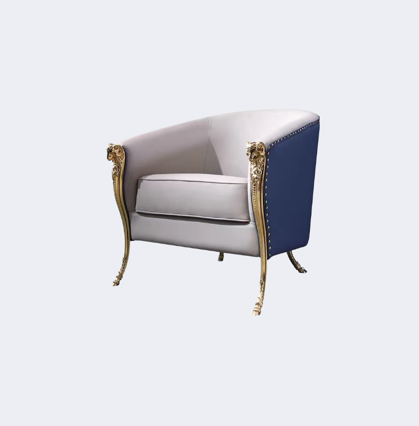 義式極簡 設計師款 皮面 扶手椅YFN-AC088