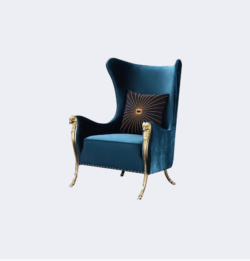 現代輕奢 布藝 高背扶手椅YFN-AC048