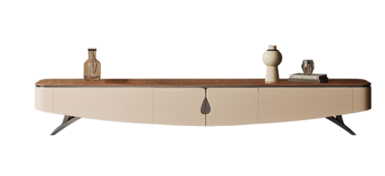 現代簡約 烤漆面 金屬腳電視櫃OL-3318#