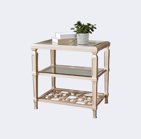 美式輕奢  三層工藝邊几 QJ-FN10