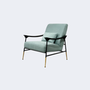 義式極簡 軟包靠背 休閑德哈椅YFN-AB1029