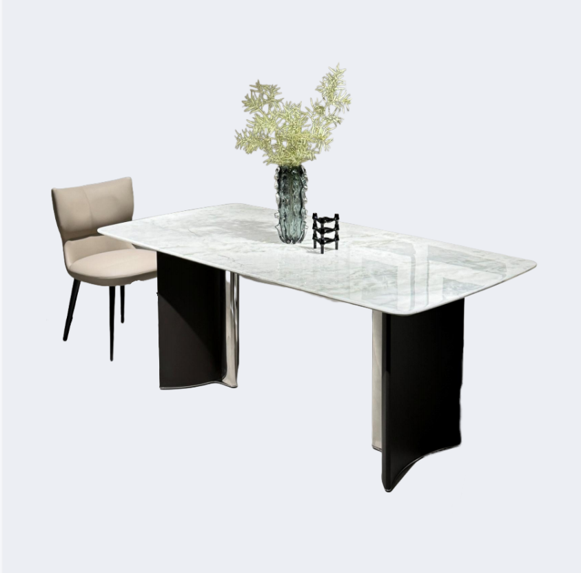 義式極簡 奢石 香蘭翡翠 長形餐臺SL-2510#
