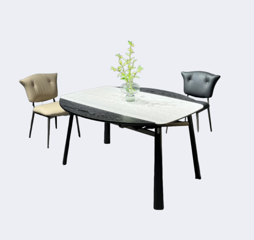 義式極簡 奢石 鑽石白 可伸縮方跳臺SL-2281#