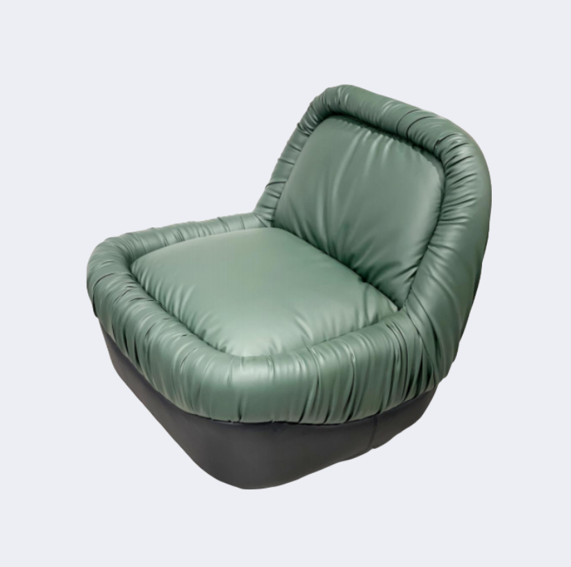 義式極簡 設計師款 異形 皮面單椅YFN-K080