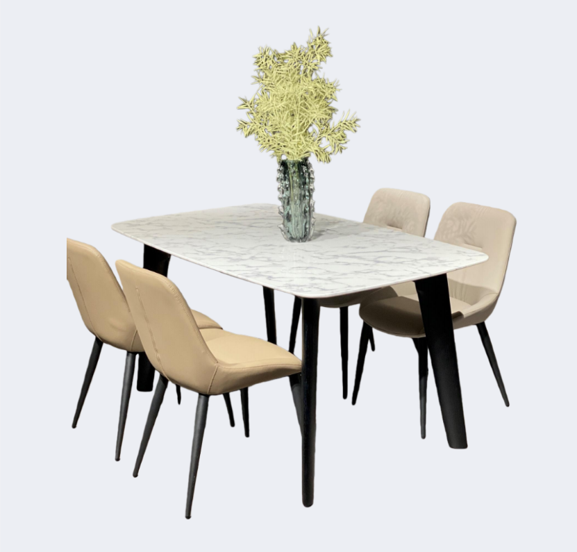 義式極簡 奢石 雪花印象 長餐臺SL-2005-B#