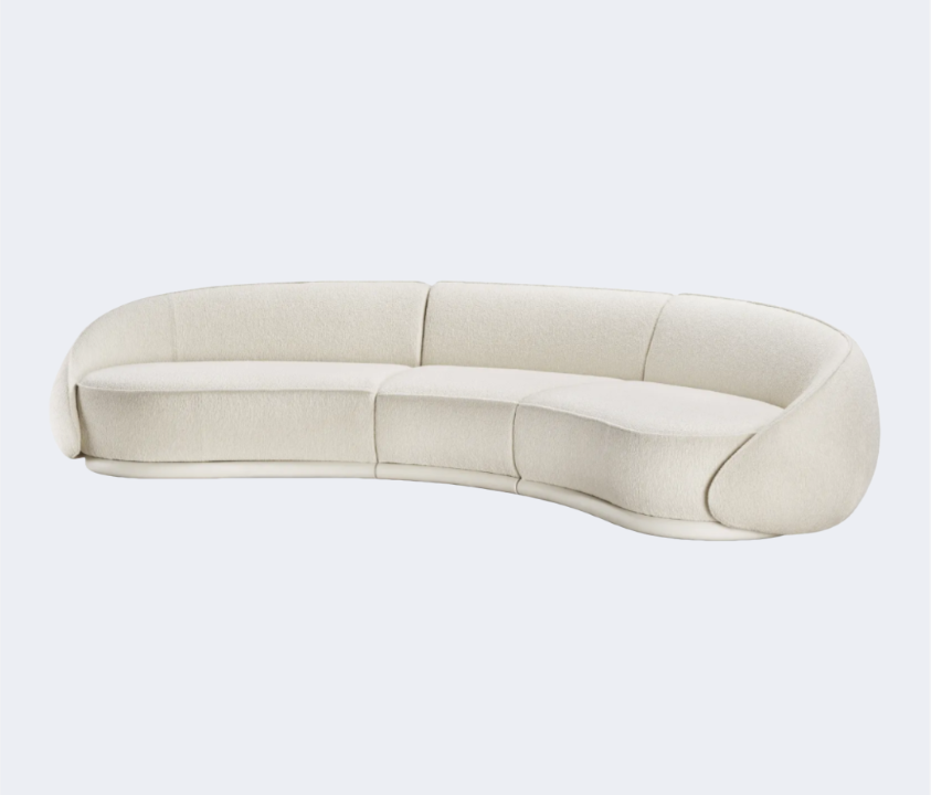 義式極簡 設計師款 布藝 擁抱沙發QY-S1636