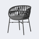 戶外家具 繩編 鋁材扶手單椅FBL-SY-P14