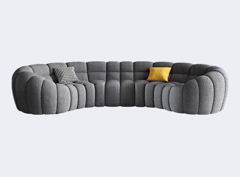 義式極簡 設計師款 布藝 泡泡沙發QY-S1269