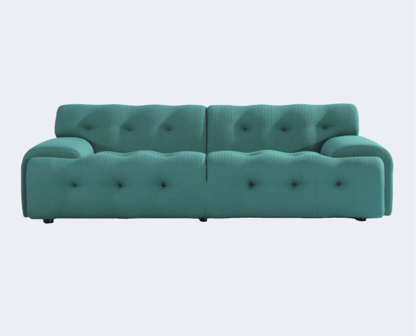 義式極簡 設計師款 布藝 餅乾沙發QY-S1249