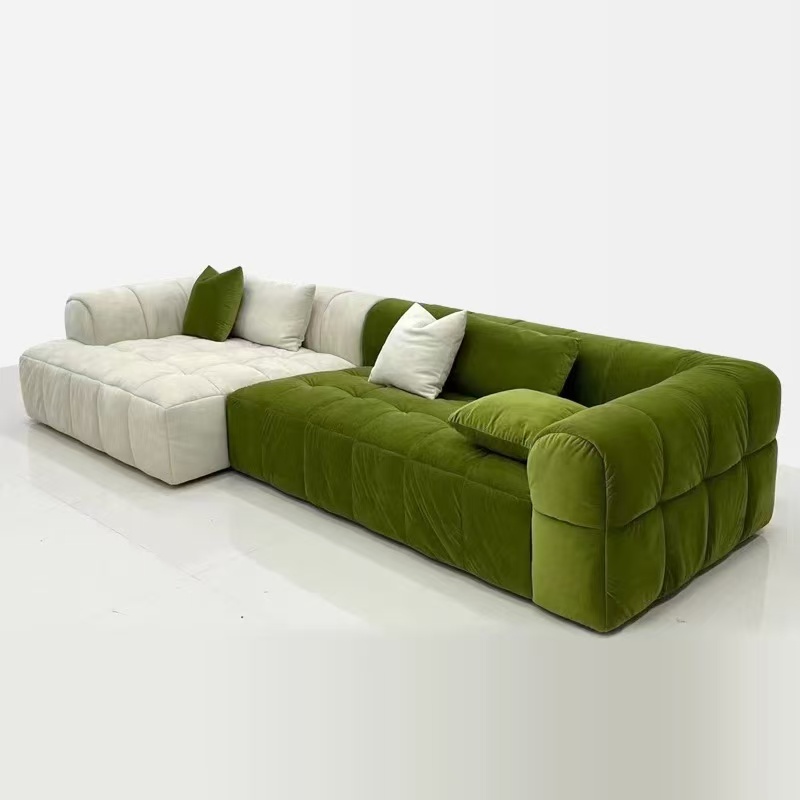 義式極簡 設計師款 布藝 豆腐塊沙發QY-S1537