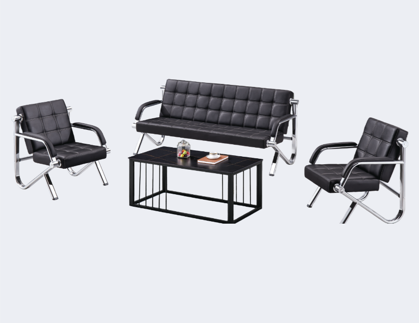 商務辦公 皮面 組合沙發ZY-818(不含茶几)