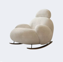 奶油風 設計師款 異形 斯托搖椅YFN-K111