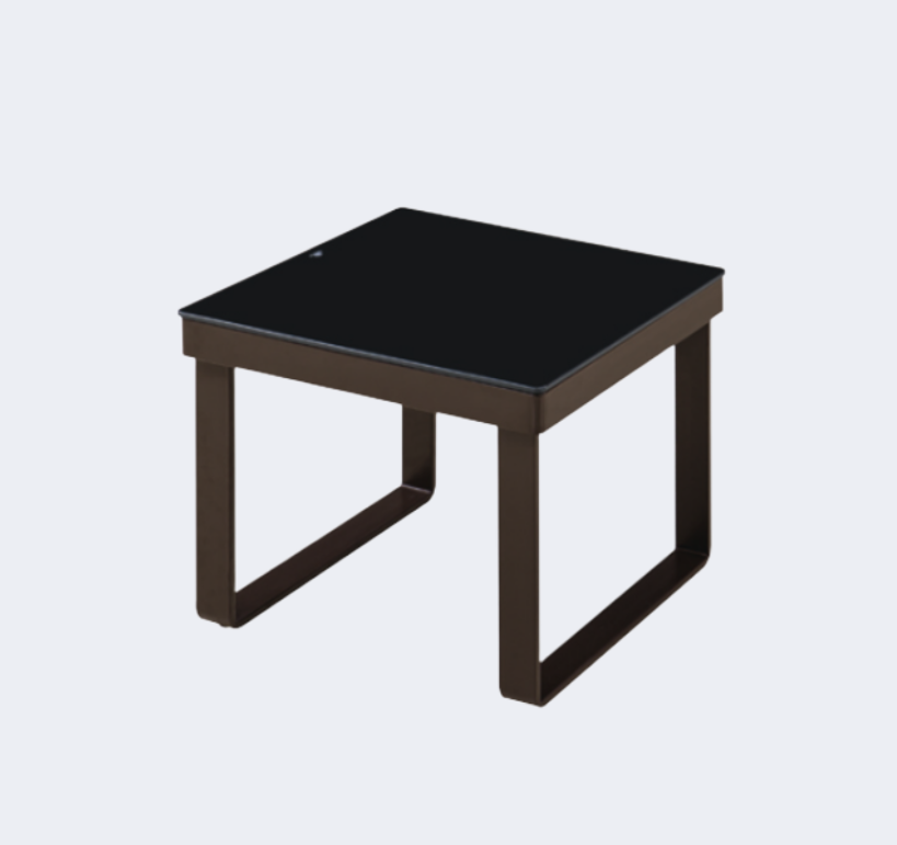 商務家具 鋼化玻璃 小方塊茶幾ZY-808