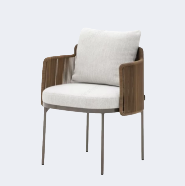 戶外家具 金屬框架 繩編扶手椅FBL-SY-P05