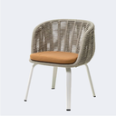 戶外家具 鋁架 藤條異形單人椅FBL-SY-P22