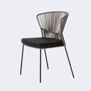 戶外桌椅 鋁架 繩編 異形靠背椅FBL-SY-P25 