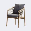 戶外桌椅 繩編 鋁架 佛利婭椅FBL-SY-P32