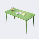 戶外桌椅 簡約 弧邊長桌QY-SY-A01