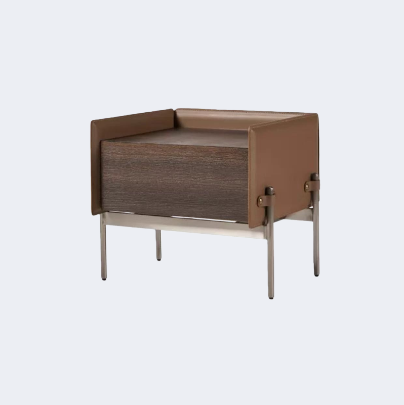 現代簡約 設計師款 實木床頭櫃ST071#