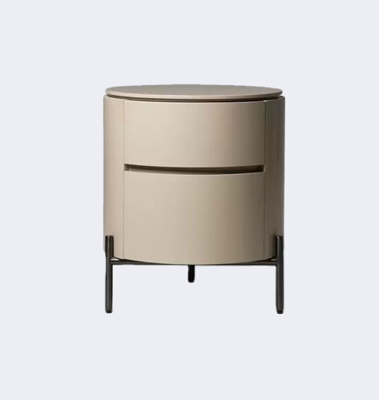 現代簡約 烤漆面 隱形拉手床頭櫃ST267