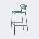 戶外桌椅 繩編 弧形靠背 高脚椅FBL-SY-Z06