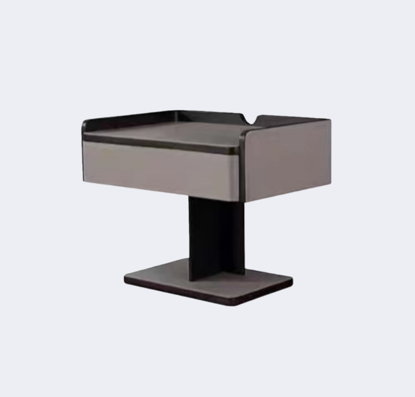 現代簡約 皮飾面 實木儲物櫃ST052#