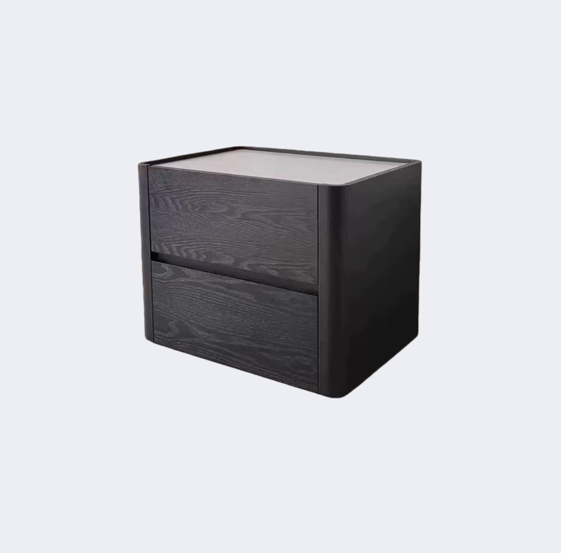 現代簡約 隱形拉手 長形 雙抽儲物櫃ST207