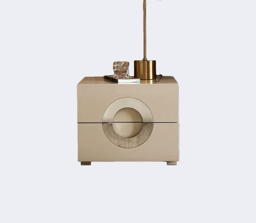 現代簡約 内嵌拉手 雙抽儲物櫃ST213B