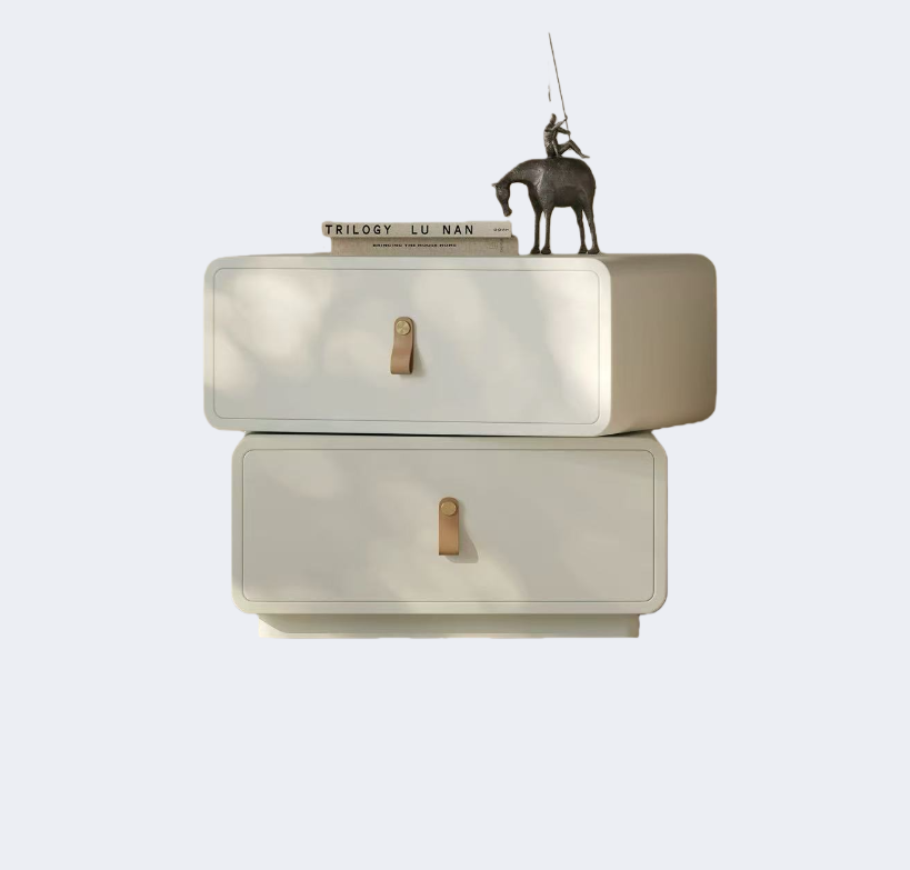 現代簡約 可旋轉 雙抽儲物櫃ST182