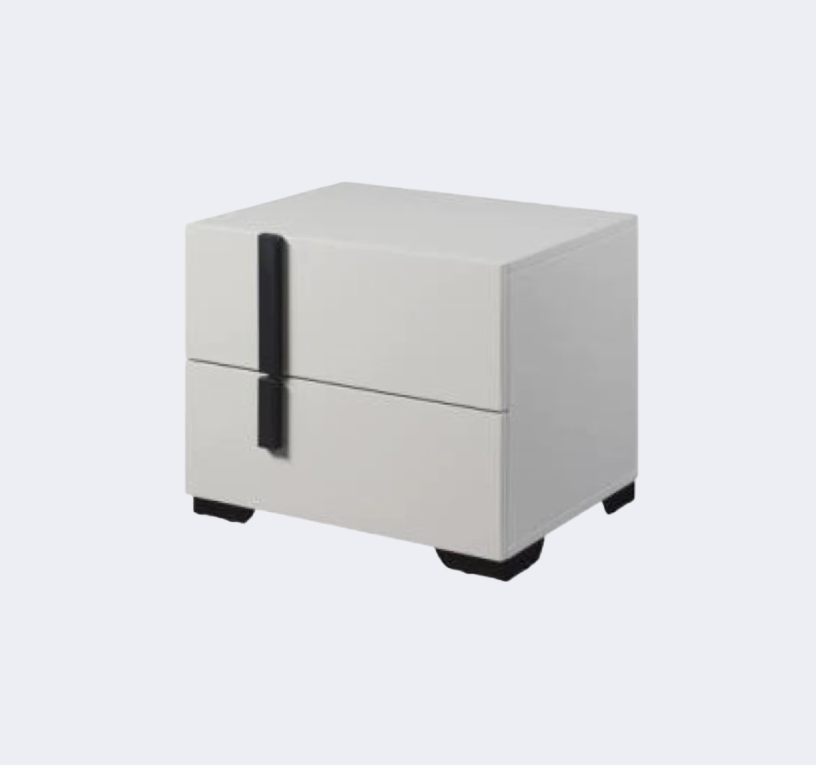 現代簡約 烤漆雙抽屜 床頭櫃ST-B06