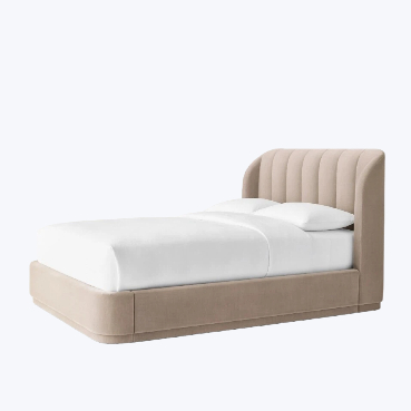 歐美式風格 瓦倫蒂娜 絨布床架GT-Bed